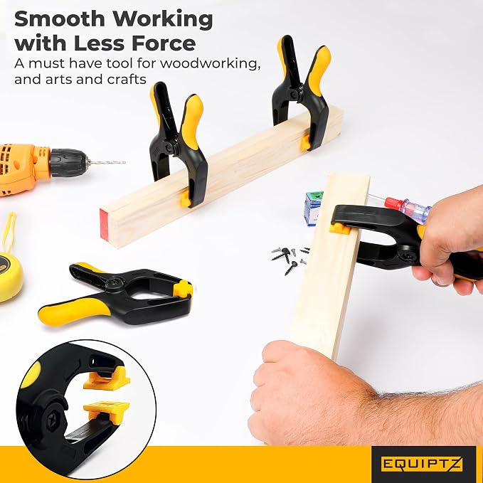 EQUIPTZ 6 inch Spring Clamps Heavy Duty - Image 5