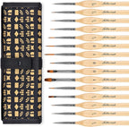 Golden Maple Miniature Paint Brushes, Fine Detailing by goldenmaple