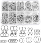 523PCS Keychain Making Kit, Keychain Making Supplies Including Keychains Clips by Sucrown