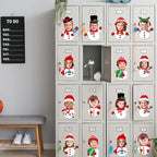 60pcs Christmas Theme Cutouts Snowman Bulletin Board Decorations Xmas Snowman - Image 5