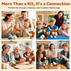 Faircosy Learn to Crochet Beginner Kit: All in One Highland Cow Crochet DIY Kit - Image 5