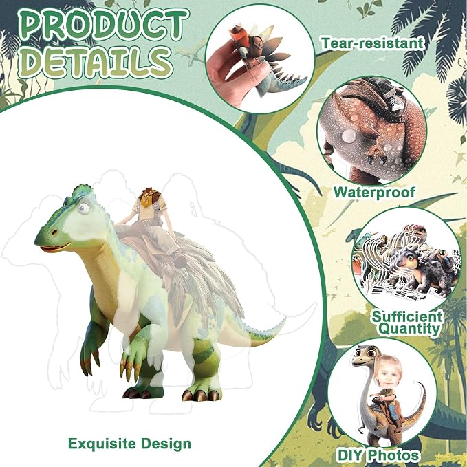 48 Set Dinosaur Classroom Decorations Cutouts - Image 3