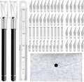 Craft Hobby Knife, Exacto Knife, 2 Knives and 60 Blades by Arvakr