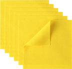 HaoFeiJH 6 Pcs Yellow Soft Felt Fabric Sheets by HaoFeiJH