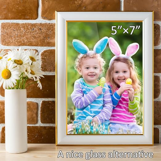 Queekay 40 Pcs 5 x 7 Inch Clear Acrylic Sheet 0.04'' Thick Plastic Blank - Image 5