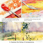 Palette Knife Set 5 Pcs Stainless Steel Painting Knives Wooden Handle | - Image 3
