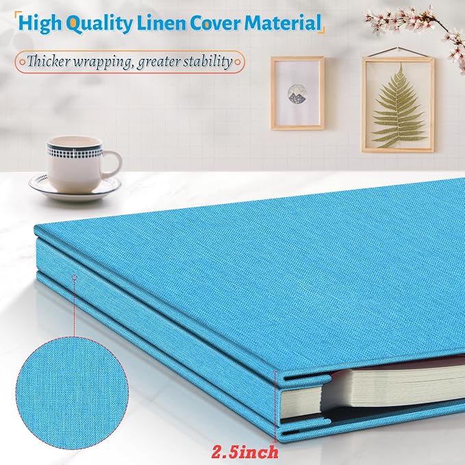 Artfeel Photo Album Self Adhesive Scrapbook, 120 Pages Large Photo Book - Image 5