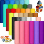 36 Rolls Craft Felt Fabric Sheets 8 x 35 Inch 1mm Felt Sheets | 36 Assorted - Image 8