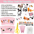 CiyvoLyeen Cat Sewing Kit for Kids –Ages 7 8 9 10 11 12 Kitten Plush Toys Arts - Image 4