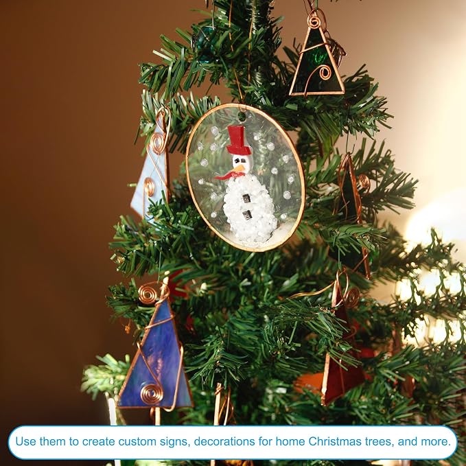 PATIKIL 2" Dia. Acrylic Circles, 30 Pack Round Clear Plastic Sheet Ornament - Image 6