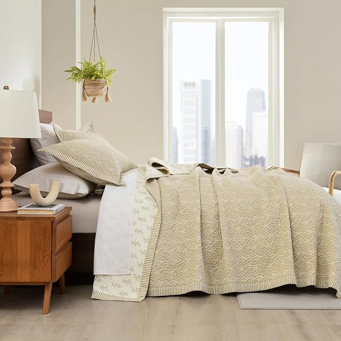 SahSahCasa Quilt Set Queen Size, 100% Cotton Quilt Bedding Set Bedspread - Image 3