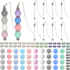 HOMAR 88pcs Beadable Bookmarks DIY Beading Bookmark Craft Kit, Bookmarks by HOMAR
