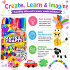 FUNZBO 2000Pcs+ Arts & Crafts Supplies Kits - Image 5