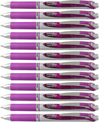 Pentel EnerGel RTX Retractable Liquid Gel Pen, Medium Line, Metal Tip, Violet by PentelofAmerica