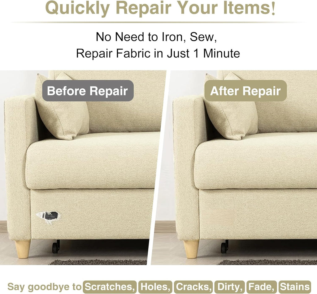 Canvas Repair Tape 4×70 Inch Waterproof Self-Adhesive Fabric Repair Patch for Repairing Boat Covers,Tents,Patio Umbrellas,Car Seats,Luggage,Sofas.(Dark Green)