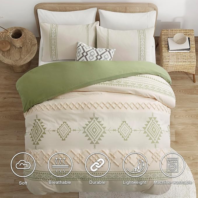 Oli Anderson Boho Duvet Cover Set Twin Size, Durable and Super Soft Duvet Covers - Image 6