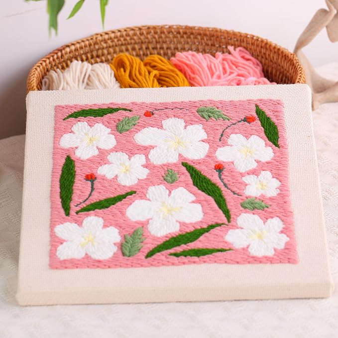 Embroidery Punch Needle kit Frame, Embroidery Starter Kits - Image 4