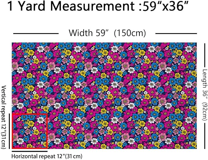 Feelyou Floral Upholstery Fabric - Image 2