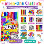 FUNZBO 2000Pcs+ Arts & Crafts Supplies Kits - Image 2