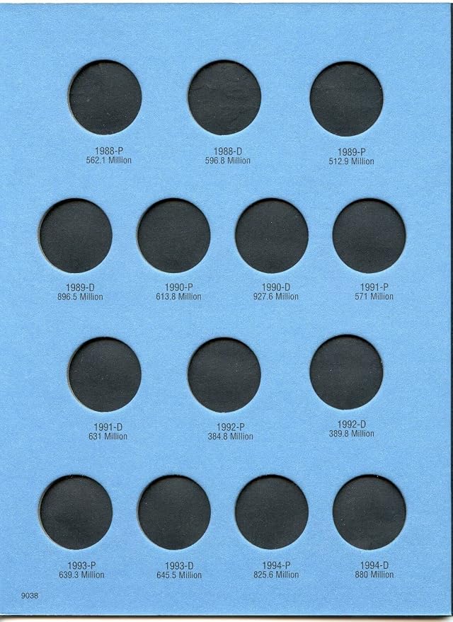 Whitman US Washington Quarter Coin Folder Volume 4 1988 – 1998 #9038 - Image 2