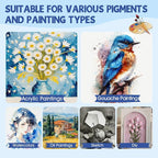 FUMILE Stretched Canvas for Painting, Canvases for Painting Multi 4 Pack 5x7 - Image 5
