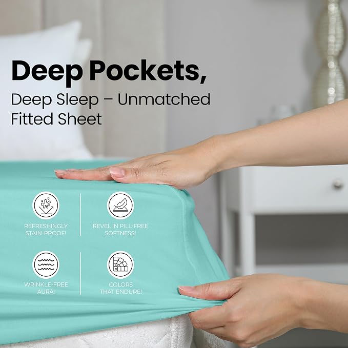 Utopia Bedding Queen Fitted Sheet - Image 4