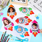 160Pcs Rocket Cutouts Back to School Bulletin Board Decoration Set Outer Space - Image 4