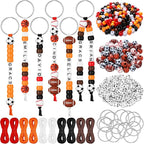 Landical 564 Pcs Sports Keychain Making Kit DIY Baseball Basketball Football by Landical