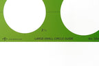 Alvin, Circle Guide Template, 46 Circles, 8.625 inches x 11.125 inches x .030 - Image 3