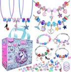 AIPRIDY 208 Pieces Charm Bracelet Making Kit, Unicorn Mermaid Crafts Gifts Set by AIPRIDY