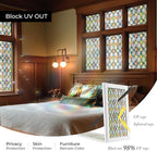 ADD.HERES Window Privacy Film, Stained Glass Decorative Static Cling, Removable - Image 5