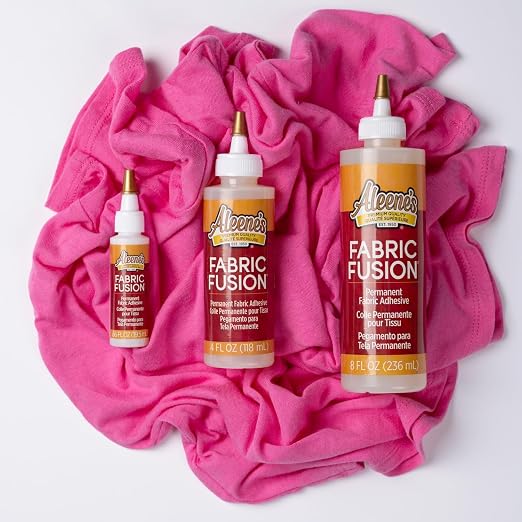 Aleene's Fabric Fusion Glue 8 fl oz, Permanent and Washable Adhesive, No-Sew - Image 11