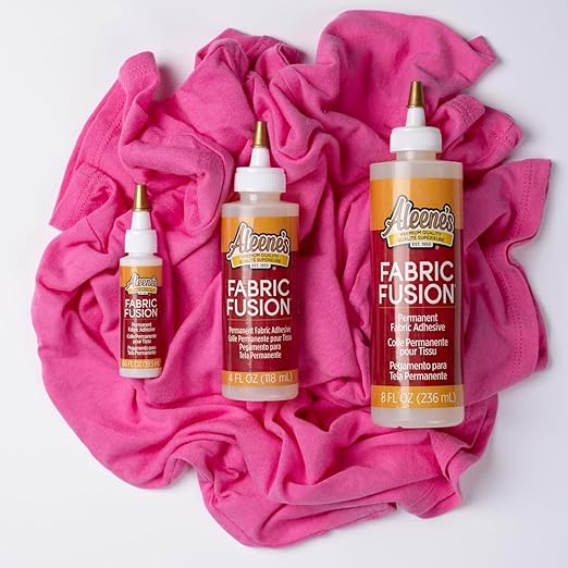 Aleene's Fabric Fusion Glue 4 oz 3-Pack, Permanent and Washable Adhesive - Image 3