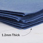 Threadart Navy Premium Felt Sheets - Image 3