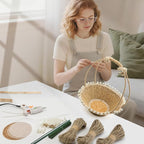 AOUXSEEM Basket Weaving Kit for Beginners, DIY Woven Picnic Hamper - Image 2
