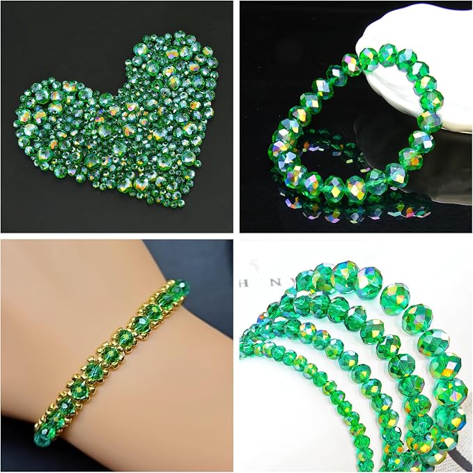 800Pcs 4/6/8/10mm Crystal Glass Beads - Image 5
