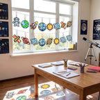 Renbuzhu 48PCS Solar System Space Paper Suncatchers DIY Project Kits, Back to - Image 3