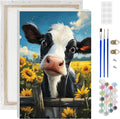 Lxmsja Cartoon Cow Paint by Numbers Kit by Lxmsja