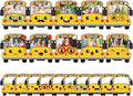 gisgfim 80Pcs School Bus Cutouts Back to School Decorations Bulletin Board by gisgfim