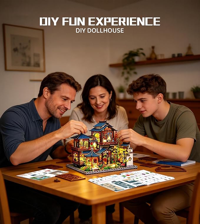 Spilay DIY Miniature House Kit for Adults, Miniature Dollhouse Kit | - Image 5