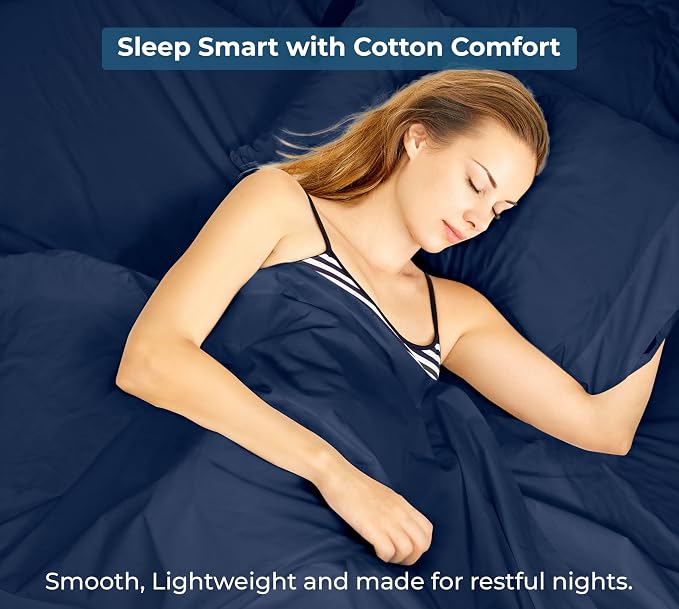 Royale Linens 100% Organic Cotton Full Flat Sheet Only - Image 9
