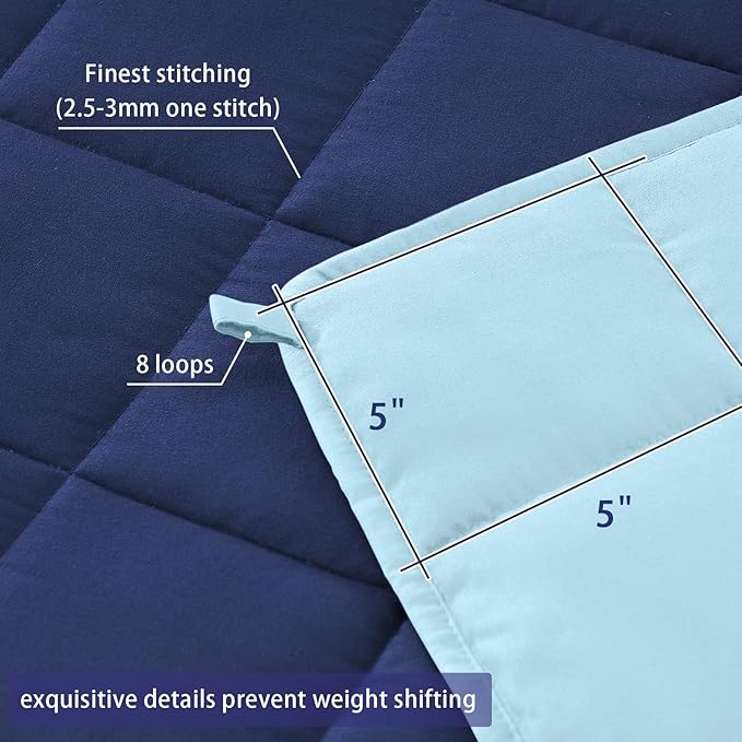 yescool Weighted Blanket for Adults Cooling Heavy Blanket for Sleeping Perfect - Image 5