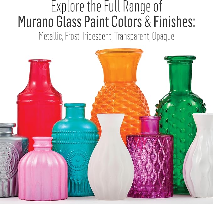 FolkArt Murano Frost Acrylic Glass Paint, 2 fl oz - Image 12