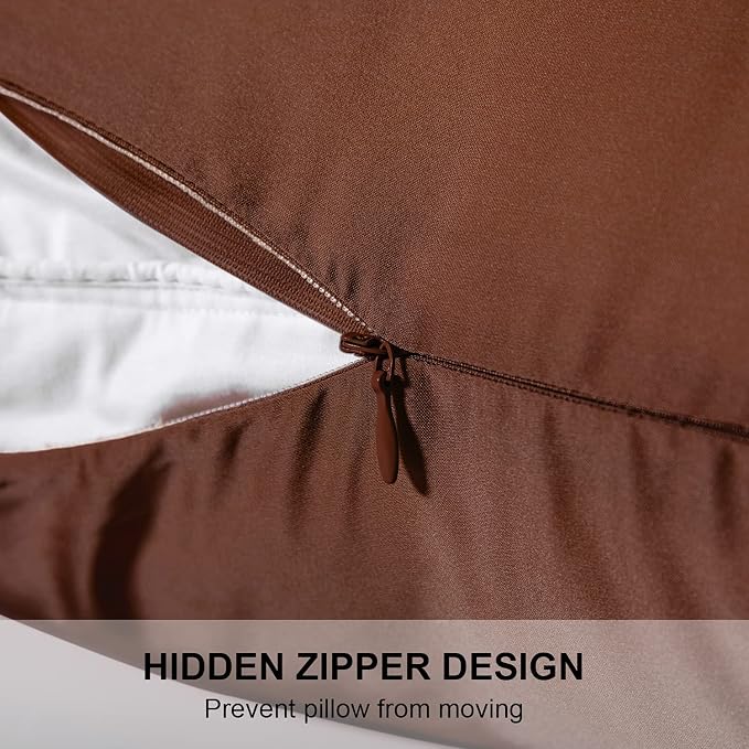 Mulberry Silk Pillowcase for Hair and Skin, Queen Size Cooling Silk Pillow Case - Image 3
