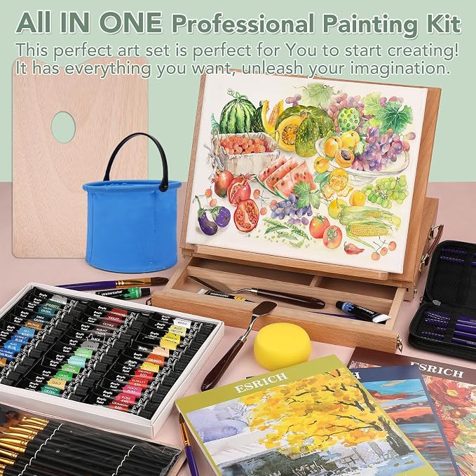 ESRICH 141PCS Deluxe Artist Painting Set, Painting Supplies - Image 7