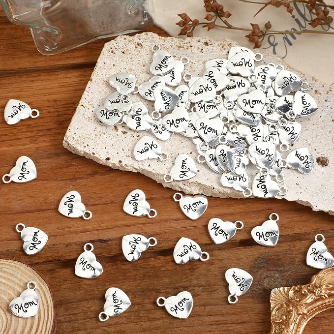 MARFOREVER 120 Pcs Mother's Day Charms - Image 2