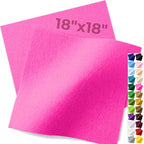 IONTACH 18" X 18" Soft Felt Sheets 1.6mm Thick | Acrylic Felt Fabric Sheets by IONTACH