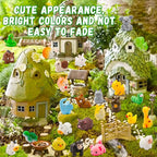 ywevyezc 42 Pcs Mini Resin Animals 42 Styles Resin Animals Figurines Bulk - Image 2