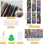 NEGEKFKX 6 Pcs Dreamcatcher Cross Stitch Bookmark Kit - Image 2