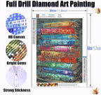 4 Pack Book Flower Diamond Art Kits - Image 5